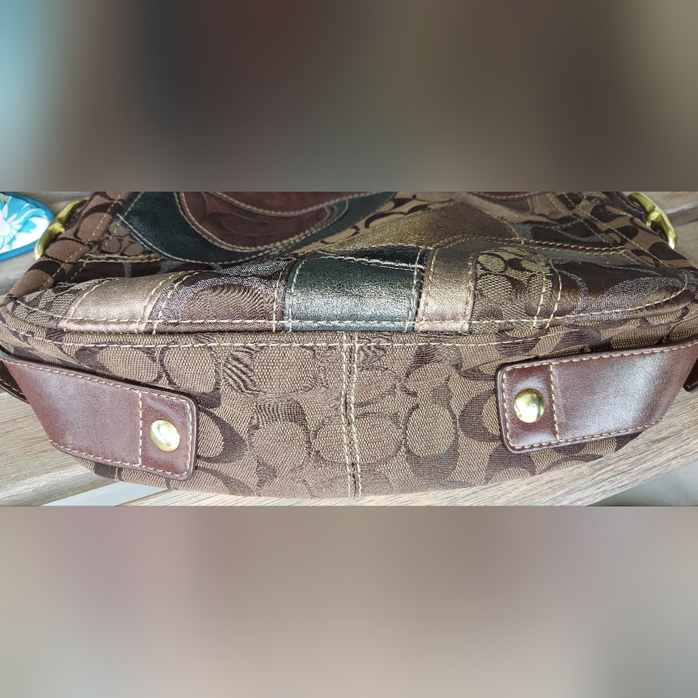 Coach Multicolor Patchwork Satchel - image 5